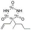 速可眠-13C4 溶液 结构式
