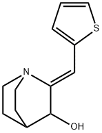 2-(2-THIENYLMETHYLENE)-3-QUINUCLIDINOL 结构式