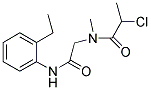 2-CHLORO-N-{2-[(2-ETHYLPHENYL)AMINO]-2-OXOETHYL}-N-METHYLPROPANAMIDE 结构式