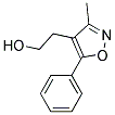 3-METHYL-4-(2-HYDROXYETHYL)-5-PHENYLISOXAZOLE 结构式