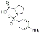1-(4-AMINO-BENZENESULFONYL)-PYRROLIDINE-2-CARBOXYLIC ACID 结构式