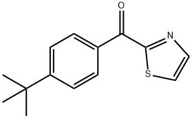 2-(4-TERT-BUTYLBENZOYL)THIAZOLE 结构式