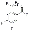 4,5-DIFLUORO-2-(TRIFLUOROMETHYL)BENZOYL FLUORIDE 结构式