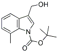 3-HYDROXYMETHYL-7-METHYLINDOLE-1-CARBOXYLIC ACID TERT-BUTYL ESTER 结构式