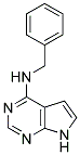 6-BENZYLAMINO-7-DEAZAPURINE 结构式