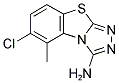 6-CHLORO-5-METHYL[1,2,4]TRIAZOLO[3,4-B][1,3]BENZOTHIAZOL-3-AMINE 结构式