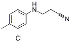 3-(3-CHLORO-4-METHYL-PHENYLAMINO)-PROPIONITRILE 结构式
