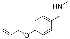 N-[4-(ALLYLOXY)BENZYL]-N-METHYLAMINE 结构式