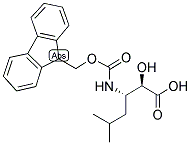 FMOC-(2R,3S)-3-AMINO-2-HYDROXY-5-METHYLHEXANOIC ACID 结构式