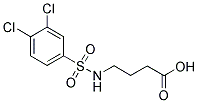 4-(3,4-DICHLORO-BENZENESULFONYLAMINO)-BUTYRIC ACID 结构式