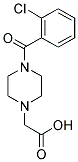 [4-(2-CHLORO-BENZOYL)-PIPERAZIN-1-YL]-ACETIC ACID 结构式