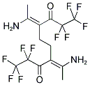 ETHYLEN-BIS(5-AMINO-2,2-DIFLUORO-5-METHYL-1,1,1-TRIFLUORO-PENT-4-EN-3-ONE) 结构式