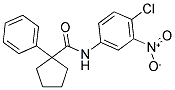 N-(4-CHLORO-3-NITROPHENYL)(PHENYLCYCLOPENTYL)FORMAMIDE 结构式