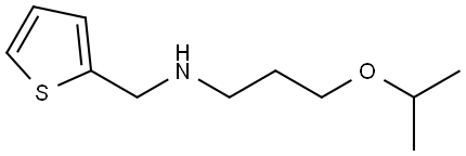 (3-ISOPROPOXY-PROPYL)-THIOPHEN-2-YLMETHYL-AMINE 结构式
