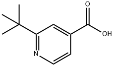 2-叔丁基吡啶-4-羧酸 结构式