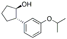 TRANS-2-(3-ISO-PROPOXYPHENYL)CYCLOPENTANOL 结构式