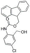 FMOC-2-AMINO-5-CHLOROBENZYLALCOHOL 结构式