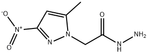 (5-甲基-3-硝基-吡唑-1-基)-乙酸酰肼 结构式