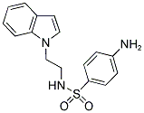 4-AMINO-N-[2-(1H-INDOL-1-YL)ETHYL]BENZENESULFONAMIDE 结构式