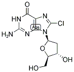 8-CHLORO-2'-DEOXYGUANOSINE 结构式