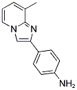 4-(8-METHYLIMIDAZO[1,2-A]PYRIDIN-2-YL)ANILINE 结构式