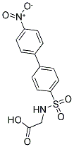 [[(4'-NITRO-1,1'-BIPHENYL-4-YL)SULFONYL]AMINO]ACETIC ACID 结构式
