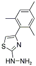 [4-(2,4,6-Trimethyl-phenyl)-thiazol-2-yl]-hydrazine 结构式