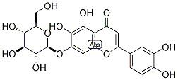 6-HYDROXYLUTEOLIN-7-BETA-D-GLUCOSE 结构式
