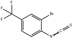 2-溴-4-三氟甲基苯异硫氰酸酯 结构式