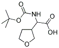 TERT-BUTOXYCARBONYLAMINO-(TETRAHYDRO-FURAN-3-YL)-ACETIC ACID 结构式