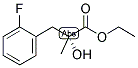 ETHYL (R)-2-HYDROXY-2-METHYL(2-FLUOROBENZENE)PROPANOATE 结构式