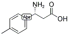(R)-3-氨基-3-(4-甲基苯基)-丙酸 结构式