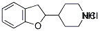 4-[2-(2,3-DIHYDRO-BENZO-[B]FURYL)]PIPERIDINE HCL 结构式