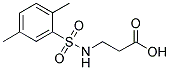 3-(2,5-DIMETHYL-BENZENESULFONYLAMINO)-PROPIONIC ACID 结构式