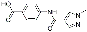 4-[(1-METHYL-1 H-PYRAZOLE-4-CARBONYL)-AMINO]-BENZOIC ACID 结构式
