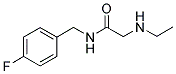2-(ETHYLAMINO)-N-(4-FLUOROBENZYL)ACETAMIDE 结构式