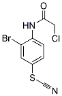 3-BROMO-4-[(CHLOROACETYL)AMINO]PHENYL THIOCYANATE 结构式