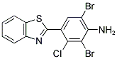 4-(1,3-BENZOTHIAZOL-2-YL)-2,6-DIBROMO-3-CHLOROANILINE 结构式