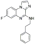 7-FLUORO-N-(2-PHENYLETHYL)IMIDAZO[1,2-A]QUINOXALIN-4-AMINE 结构式