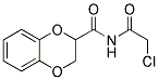 2,3-DIHYDRO-BENZO[1,4]DIOXINE-2-CARBOXYLIC ACID (2-CHLORO-ACETYL)-AMIDE 结构式