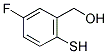 5-FLUORO-2-MERCAPTOBENZYL ALCOHOL 结构式