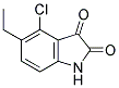 4-Chloro-5-ethylindoline-2,3-dione