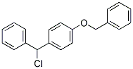 1-(BENZYLOXY)-4-[CHLORO(PHENYL)METHYL]BENZENE 结构式