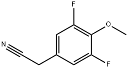 2-(3,5-二氟-4-甲氧基苯基)乙腈 结构式