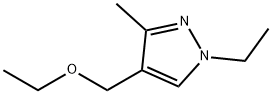 4-(乙氧基甲基)-1-乙基-3-甲基-1H-吡唑 结构式