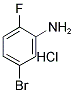 5-BROMO-2-FLUOROANILINE HYDROCHLORIDE 结构式