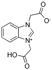 [1-(CARBOXYMETHYL)-3H-BENZIMIDAZOL-1-IUM-3-YL]ACETATE 结构式