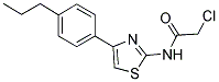 2-CHLORO-N-[4-(4-PROPYL-PHENYL)-THIAZOL-2-YL]-ACETAMIDE 结构式