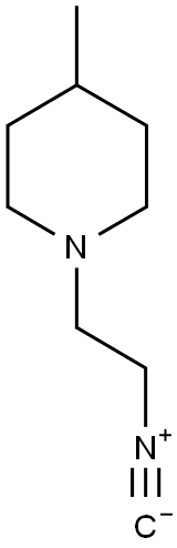 1-(2-ISOCYANO-ETHYL)-4-METHYL-PIPERIDINE 结构式