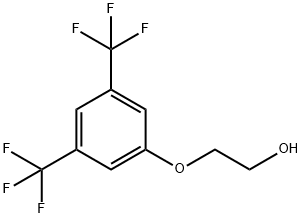 2-[3,5-BIS(TRIFLUOROMETHYL)PHENOXY]ETHANOL 结构式